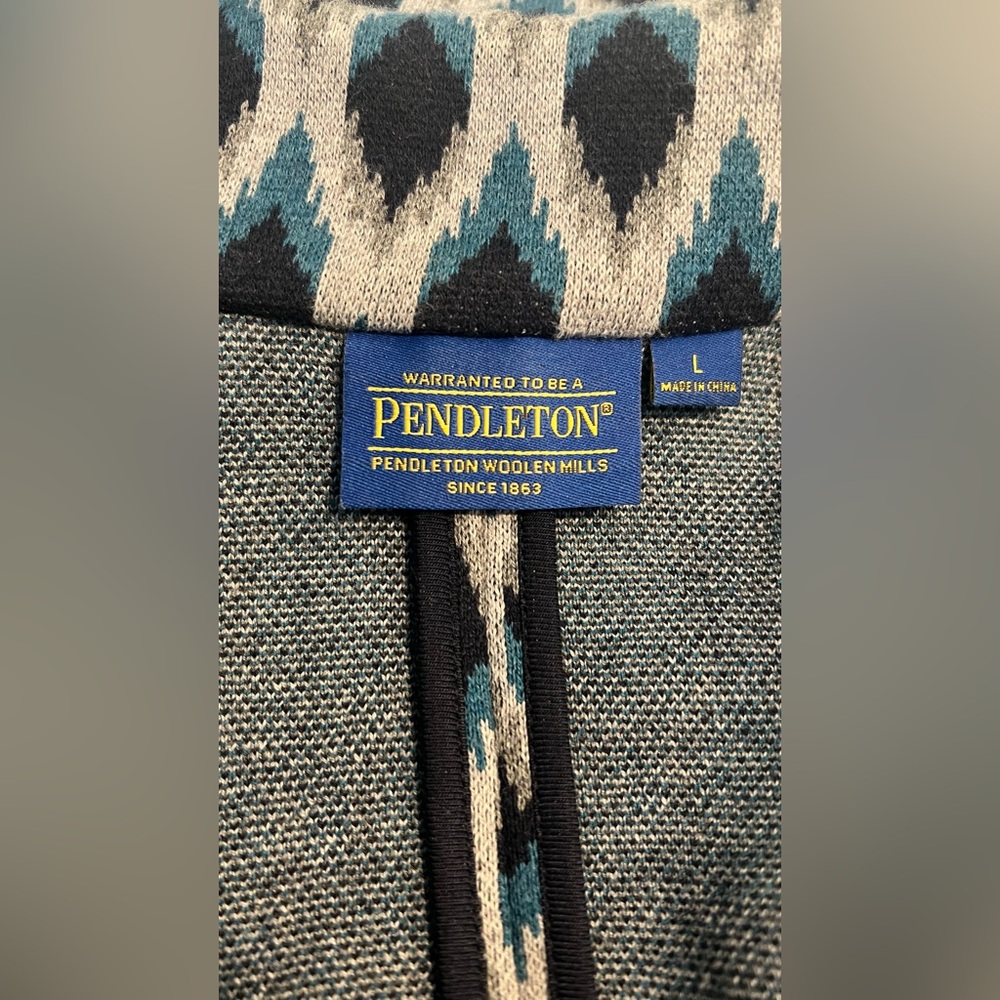 Pendleton Womens Blazer Jacket Ikat-inspired Cott… - image 6